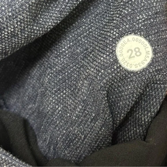 SOLD LULULEMON ABC Pant Skinny *Tech Canvas 32" Size 28 Heathered Deep Navy - Picture 8 of 11